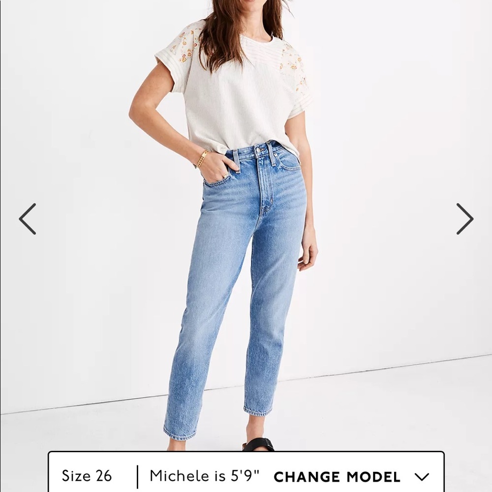Madewell Mom Jean Melva wash size 29